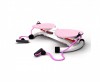 Фитнес платформа DFC "Twister Bow" с эспандерами розовый - магазин СпортДоставка. Спортивные товары интернет магазин в Барнауле 