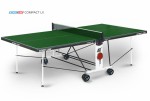 Теннисный стол для помещения Compact LX green усовершенствованная модель стола 6042-3 - магазин СпортДоставка. Спортивные товары интернет магазин в Барнауле 