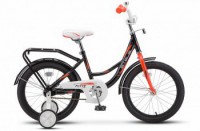 Детский велосипед Stels Flyte 18" Z011 Чёрный красный 2022 - магазин СпортДоставка. Спортивные товары интернет магазин в Барнауле 