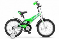 Детский велосипед Stels Jet 16" Z010 зеленый белый  2022 - магазин СпортДоставка. Спортивные товары интернет магазин в Барнауле 