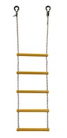 Детская веревочная лестница для ДСК  5 перекладин желтая ЛВ5-2В - магазин СпортДоставка. Спортивные товары интернет магазин в Барнауле 
