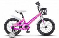 Детский велосипед Stels Pilot-150 16" V010 розовый 2022 - магазин СпортДоставка. Спортивные товары интернет магазин в Барнауле 