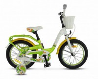 Детский велосипед Stels Pilot-190 16" V030 Зелёный жёлтый белый 2022 - магазин СпортДоставка. Спортивные товары интернет магазин в Барнауле 